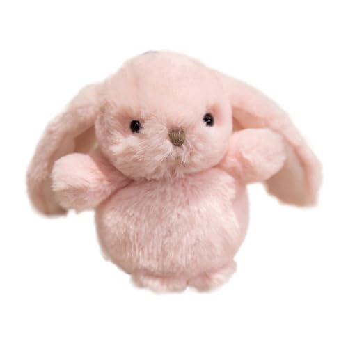 Fycakly Schlüsselanhänger mit Hasenpuppe, entzückendes Stofftier-Accessoire für Kinder und Sammler, perfekt für drinnen und draußen ​​ Kuscheltiere Baby Geschenk​​ (13cm) von Fycakly