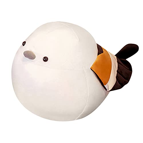Fycakly Simulation Fat Round Sparrow Cute Plüschtiere Soft Stuffed Animal Lifelike Bird Doll Cute Pillow Girl Birthday ​​ Interaktive Plüschtiere​​ (B, One Size) von Fycakly