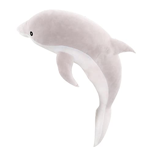 Fycakly Soft Plüschtiere Stoffpuppen Tier Nickerchen Kissen Kreatives Kinderspielzeug Für Mädchen Kinder Soft Plüschtiere Stoffpuppen Tier Nickerchen Kissen für Kinder​​ (Grey, One Size) von Fycakly