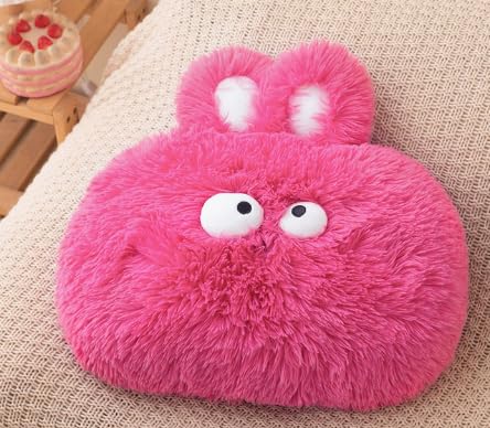 Fycakly Spielzeug, süßes Tierkopfkissen, unbegrenzte Kindlichkeit, Neuer Favorit für die Heimdekoration, bringt Freude und Entspannung (F) ​​ Kuscheltiere Baby Geschenk​​ (35cm) von Fycakly