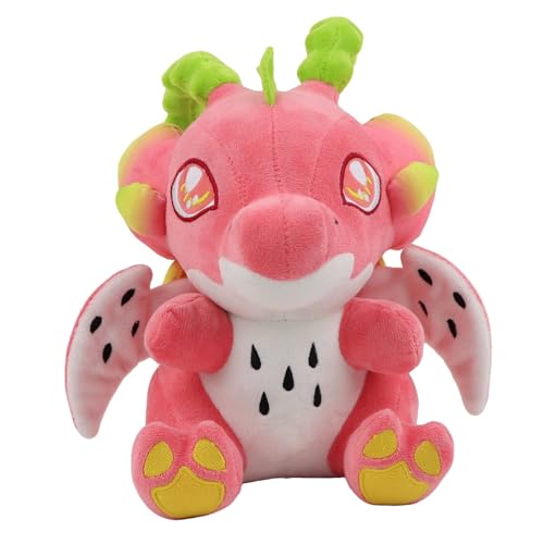 Fycakly Spielzeug-Cartoon-Puppe, Obst-Dinosaurier, süße Puppensammlung, Puppe für Enthusiasten, Exquisite Sammlung. ​​ Interaktive Babypuppen​​ (28cm) von Fycakly