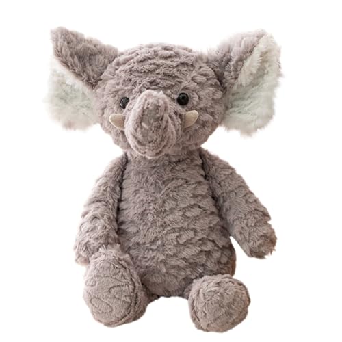 Fycakly Spielzeug-Tierpuppe mit Langen Beinen, um Kinder zu beruhigen. Schlafende Puppe, süße Geburtstagspuppe. ​​ Große Plüschtiere​ (Grey, 35cm) von Fycakly
