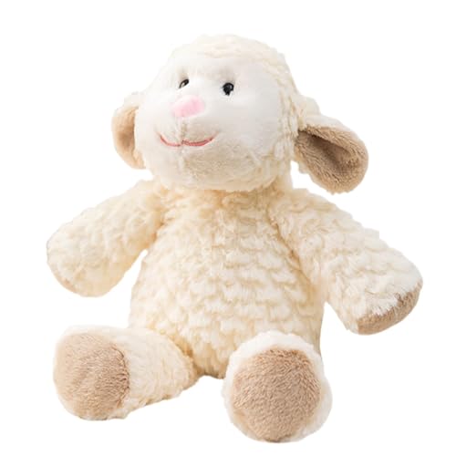 Fycakly Spielzeug-Tierpuppe mit Langen Beinen, um Kinder zu beruhigen. Schlafende Puppe, süße Geburtstagspuppe. ​​ Puppen für Mädchen​​ (White, 35cm) von Fycakly