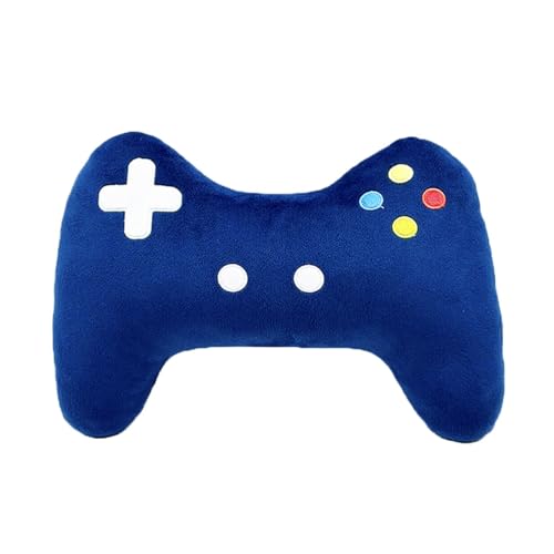 Fycakly Spielzeug für Kinder und Erwachsene, weiche Puppen, Heimdekorationen für Kinder und Erwachsene, Spielkonsolenpuppen, Spielzeug alle Spieleliebhaber ​​ Plüschtier Hund Katze​​ (Blue, 36X24cm) von Fycakly