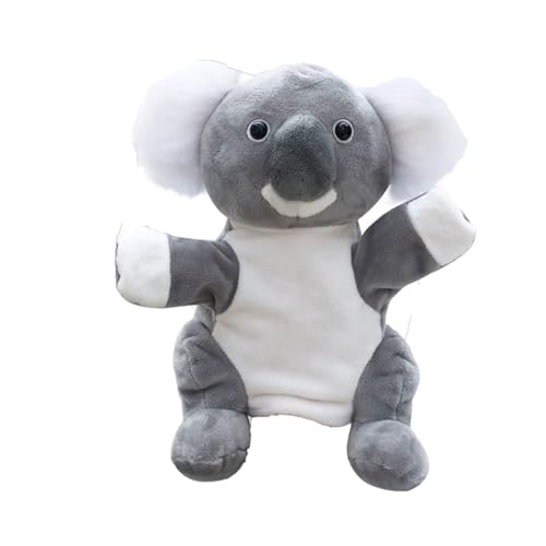 Fycakly Spielzeug für Kinder und Erwachsene Weiche ausgestopfte Puppe Wohndekoration für Kinder und Erwachsene ​​ Interaktive Plüschtiere​​ (Grey, 25cm) von Fycakly