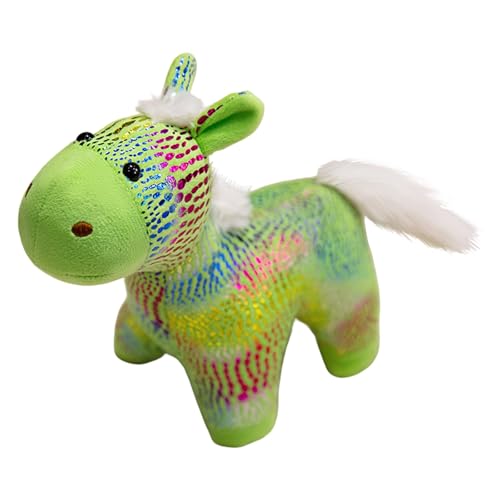 Fycakly Spielzeug süße Pferd Puppe Maskottchen Kinder beruhigende Puppe schlafen halten ​​ Interaktive Plüschtiere​​ (B, 22cm) von Fycakly