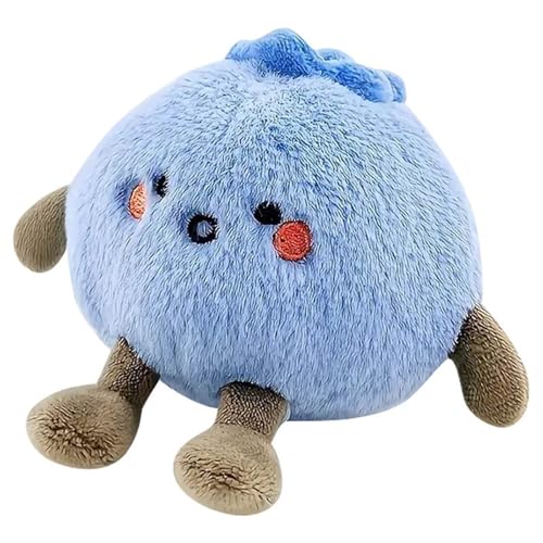 Fycakly Süße Blaubeerpuppen, süßes Spielzeug, schön für Kinder. ​​ Große Plüschtiere​ (Blue, 10cm) von Fycakly