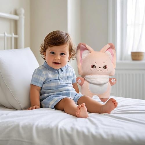 Fycakly Süßes Kuscheltier, süßes Kuscheltier, weiches Kuschelpuppenspielzeug, Kissen, gefüllte Füllung, Geburtstag ​​ Plüschtier mit Sound​​ (C, 40cm) von Fycakly