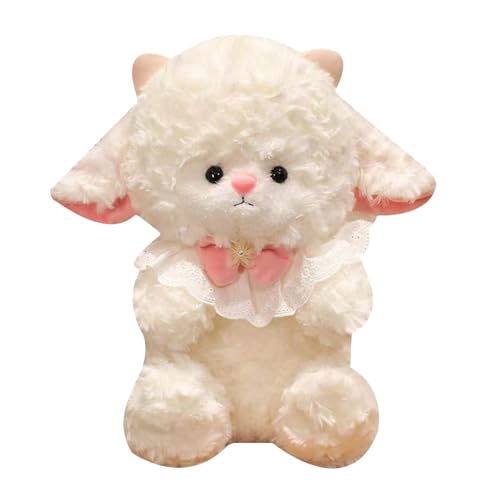 Fycakly Supersüßes, süßes, weiches kleines Spielzeug für alle Altersgruppen. Wird zum Begleiter Ihres Lebens! ​​ Tier Kuscheltiere weich​​ (White, 25cm) von Fycakly