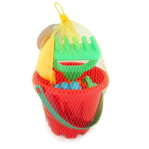 Fycakly Teile/Satz Strand Sand Spielzeug Set Outdoor Strand Spielzeug Für Kleinkinder Sand Für Kinder Jungen Mädchen Eimer Schaufel Rechen Modell Wasser Werkzeuge (One Size) von Fycakly