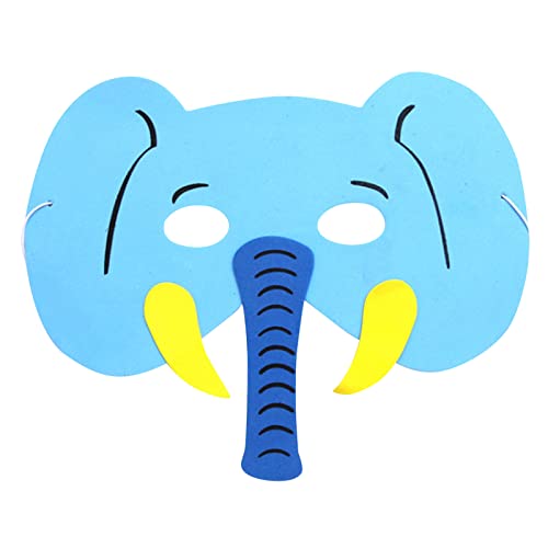Fycakly Totenkopf-Maske Für Kinder Geburtstagsmasken SeilKinder Mit Elastischem Tiermasken Tiere Maskerade Tiermasken Waldmaske Masken Tiermaske (A, One Size) von Fycakly