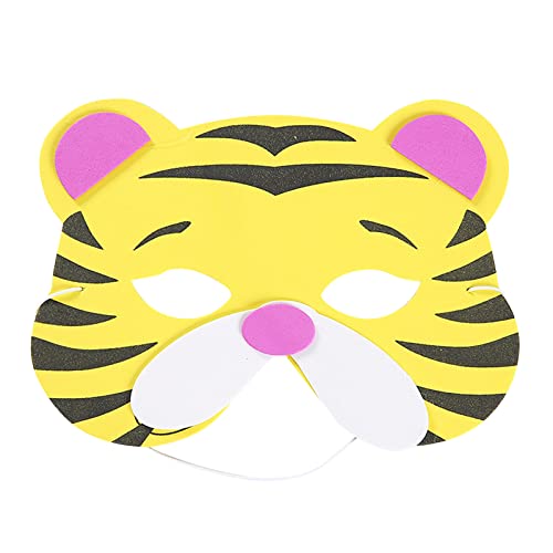 Fycakly Totenkopf-Maske Für Kinder Geburtstagsmasken SeilKinder Mit Elastischem Tiermasken Tiere Maskerade Tiermasken Waldmaske Masken Tiermaske (C, One Size) von Fycakly