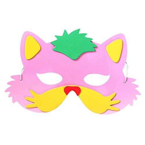 Fycakly Totenkopf-Maske Für Kinder Geburtstagsmasken SeilKinder Mit Elastischem Tiermasken Tiere Maskerade Tiermasken Waldmaske Masken Tiermaske (G, One Size) von Fycakly