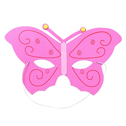 Fycakly Totenkopf-Maske Für Kinder Geburtstagsmasken SeilKinder Mit Elastischem Tiermasken Tiere Maskerade Tiermasken Waldmaske Masken Tiermaske (H, One Size) von Fycakly