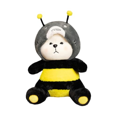 Fycakly Verwandelt Sich in einen Bären: Lassen Sie Ihr Kind beim Aufwachsen mit supersüßem Spielzeug glücklich Sein! Beeilen Sie Sich und ​​ Tier Kuscheltiere weich​​ (Yellow, 25cm) von Fycakly