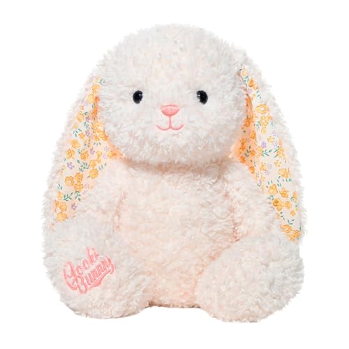 Fycakly Weiches Häschenspielzeug, Stofftier, süße Häschenpuppe, perfekt für Jugendliche und Erwachsene, Innendekoration, PP-Füllung Plüschtiere (White, One Size) von Fycakly