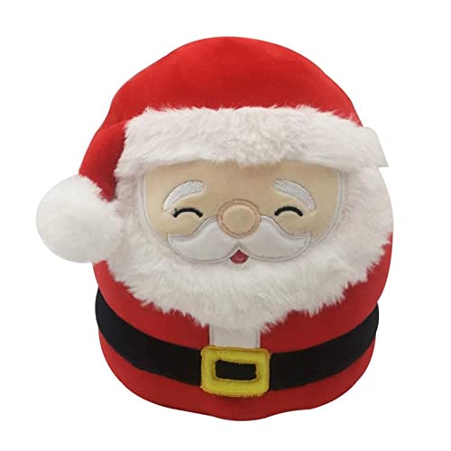 Fycakly Weihnachten Santa Puppe für Familie Kinder Plüschpuppe Plüschtier super weich für Kleinkinder Jungen Mädchen Kissen ​​ Kuscheltiere Baby Geschenk​​ (Red, One Size) von Fycakly