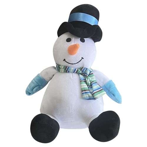 Fycakly Weihnachtsbaby Stofftier mit rotem Schal Weihnachtsplüschtier Plüschtiere für Kinder​​ (A, One Size) von Fycakly