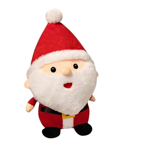 Fycakly Weihnachtspuppe Weihnachtsmann Puppe Weihnachten Plüschtiere für Kinder​​ (Red, 40cm) von Fycakly