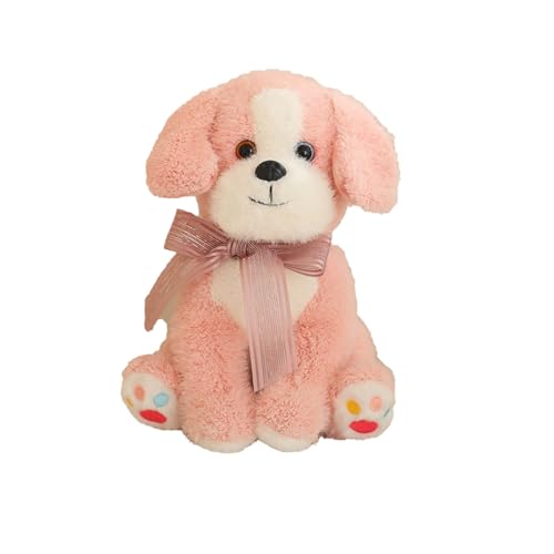 Fycakly Welpen Spielzeug süße Kinder Komfort Puppe Wohnzimmer Schlafzimmer Dekoration ​​ Baby Kuscheltier Jungen​​ (A, 25cm) von Fycakly