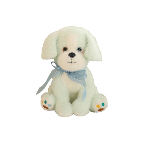 Fycakly Welpen Spielzeug süße Kinder Komfort Puppe Wohnzimmer Schlafzimmer Dekoration ​​ Baby Kuscheltier Jungen​​ (B, 25cm) von Fycakly