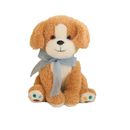 Fycakly Welpen Spielzeug süße Kinder Komfort Puppe Wohnzimmer Schlafzimmer Dekoration ​​ Baby Kuscheltier Jungen​​ (C, 25cm) von Fycakly
