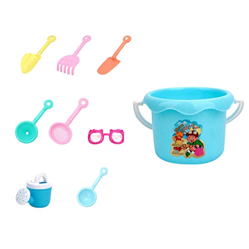 Fycakly World Children 's Eimer Schaufelwerkzeug-Saison Strand Wasserspielzeug für Kinder Meeresspielzeug (Multicolor, One Size) von Fycakly