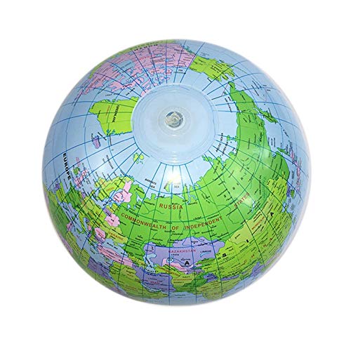 Fycakly Zoll aufblasbare Dekoration Globus oder für Beach e Teach 16 Beach Toy Meeresspielzeug (AS Show, One Size) von Fycakly