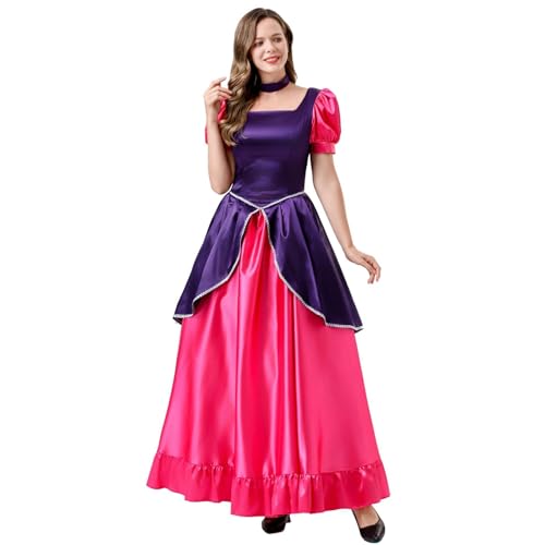 Halloween Kostüm Frauen Gothic Lila Langes Kleid für Frauen Halloween Kostüm Cosplay Outfit Familie Passendes Anziehkostüm Halloween Kostüm Frauen Gothic Lila Langes Kleid für Frauen Halloween Kostüm Cosplay Outfit Familie Passendes Anziehkostüm von Fycakly