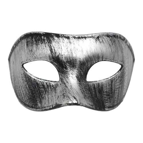 Halloween Maske Make-up für Männer und Frauen, geeignet für griechisch-römische Karnevalspartys. Halbes Gesicht im griechischen mythologischen Stil, geeignet für Halloween-Partys. (C, One Size) von Fycakly