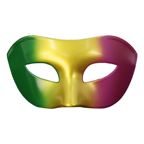 Halloween Maske Make-up für Männer und Frauen, geeignet für griechisch-römische Karnevalspartys. Halbes Gesicht im griechischen mythologischen Stil, geeignet für Halloween-Partys. (D, One Size) von Fycakly