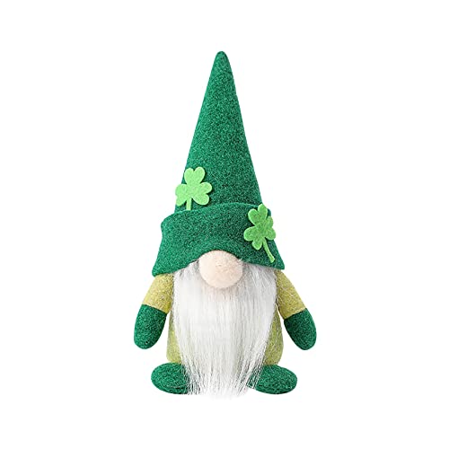 Holiday Patrick's Ornaments Faceless Doll Toy Dekorationsgeschenke St. Day Plüschtier Plüschtiere für Kinder​​ (A, One Size) von Fycakly