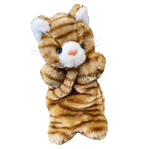 Katzen-Ringhandschuh, Katzen-Ringspielzeug, Handpuppe, Katzen-Spielhandschuh, Katzen-Handpuppe zum Spielen, Katzenpuppe zum Training und für Übungen gegen Langeweile ​​ Kuscheltiere Baby ( A, A) von Fycakly