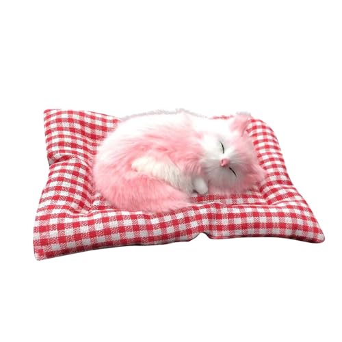 Lustiges Katze im schlafenden Puppenspielzeug, Mini-Katze im Schuh mit Miaugeräuschen, schlafende süße Kitty-Spielzeuge, Dekorationen für Kinder, Jungen Mädchen ​​ Kuscheltiere Baby ( F, One Size) von Fycakly