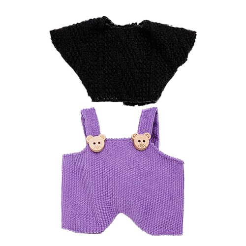 Modepuppen-Kleidungsset, weiches Stoffkostüm-Zubehör für Puppen, Indoor- und Outdoor-Spiel, so tun, als ob sie Sich verkleiden ​​ Stoffpuppen Mädchen​​ ( B, A) von Fycakly