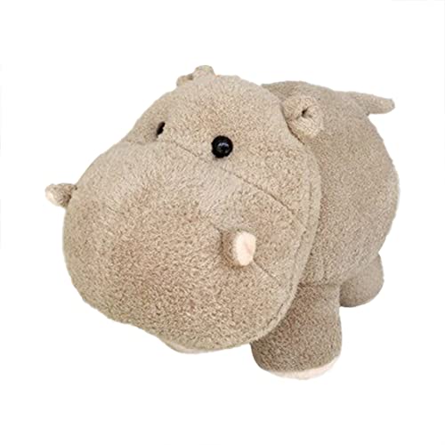 Nilpferd Kuscheltiere Nilpferde Weiche Mutter Kleines Nilpferd -Set Niedliches graues stehendes -Nilpferd für Teenager Erwachsene Babyparty-Dekorationen ​​ Baby Kuscheltier Jungen​​ ( Grey, One Size) von Fycakly