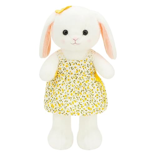 Osterhase Hase Puppe 15, 7 Zoll Hase Stofftier Niedliches Spielzeug Für Baby Mädchen Neugeborenen Kleid ​​ Tier Kuscheltiere weich​​ (A, 40cm) von Fycakly