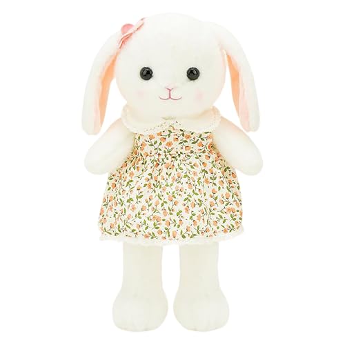 Osterhase Hase Puppe 15, 7 Zoll Hase Stofftier Niedliches Spielzeug Für Baby Mädchen Neugeborenen Kleid ​​ Tier Kuscheltiere weich​​ (C, 40cm) von Fycakly