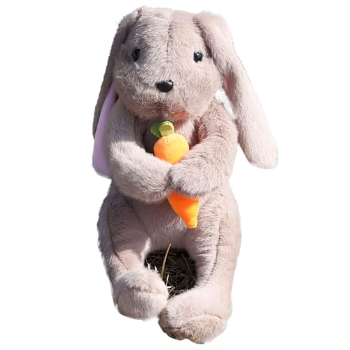 Osterhasen-Teddy, 20 cm oder 40 cm, Plüschtier, Osterhasenpuppe mit Karotte, weiches Kaninchenspielzeug für Jungen und Mädchen, süße Geburtstags- und Partydekoration Kuscheltiere Baby ( Brown1, A) Osterhasen-Teddy, 20 cm oder 40 cm, Plüschtier, Osterhasenpuppe mit Karotte, weiches Kaninchenspielzeug für Jungen und Mädchen, süße Geburtstags- und Partydekoration Kuscheltiere Baby ( Brown1, A) von Fycakly