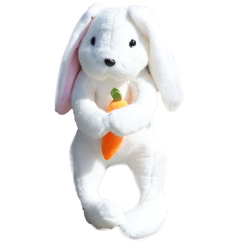 Osterhasen-Teddy, 20 cm oder 40 cm, Plüschtier, Osterhasenpuppe mit Karotte, weiches Kaninchenspielzeug für Jungen und Mädchen, süße Geburtstags- und Partydekoration Kuscheltiere Baby ( White1, A) Osterhasen-Teddy, 20 cm oder 40 cm, Plüschtier, Osterhasenpuppe mit Karotte, weiches Kaninchenspielzeug für Jungen und Mädchen, süße Geburtstags- und Partydekoration Kuscheltiere Baby ( White1, A) von Fycakly