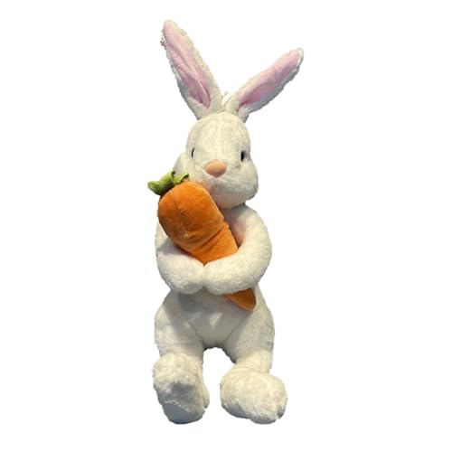 Osterhasen-Teddy, 20 cm oder 40 cm, Plüschtier, Osterhasenpuppe mit Karotte, weiches Kaninchenspielzeug für Jungen und Mädchen, süße Geburtstags- und Partydekoration Kuscheltiere Baby ( White2, A) Osterhasen-Teddy, 20 cm oder 40 cm, Plüschtier, Osterhasenpuppe mit Karotte, weiches Kaninchenspielzeug für Jungen und Mädchen, süße Geburtstags- und Partydekoration Kuscheltiere Baby ( White2, A) von Fycakly