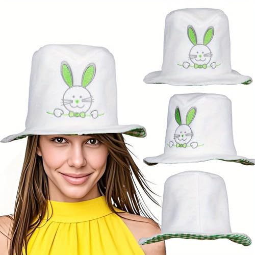 Party Zubehör Samt-Stirnband mit Schleife, Osterpartyhut, Karnevalskostüm-Zubehör für Frauen und Mädchen (verstellbare Feiertagsdekoration) (C, 28cm) von Fycakly
