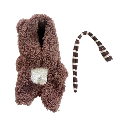 Puppenoverall, weich und bequem, leicht zu tragen, süßes Design, strapazierfähiger Stoff ​​ Interaktive Babypuppen​​ ( Brown, 14cm) von Fycakly