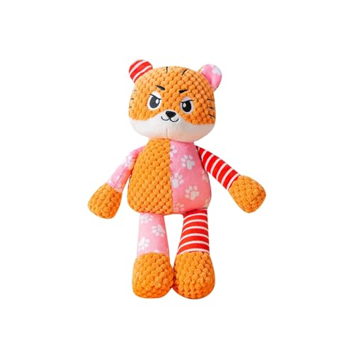 Robustes Schwein Unsterbliches Quietsch-Plüschspielzeug für aggressive Kauer Unbesiegbares Robustes Schwein-Kauspielzeug für Hunde Unzerstörbares Quietschspielzeug ​​ Plüschtier mit ( C, 32x14cm) von Fycakly