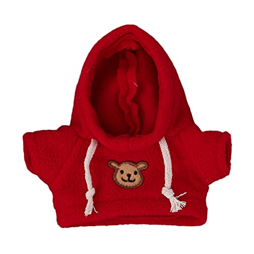 Set Kleidung für süße Outfits Kleider für Inch Dolls ​​ Baby Kuscheltier Jungen​​ ( Red, One Size) von Fycakly