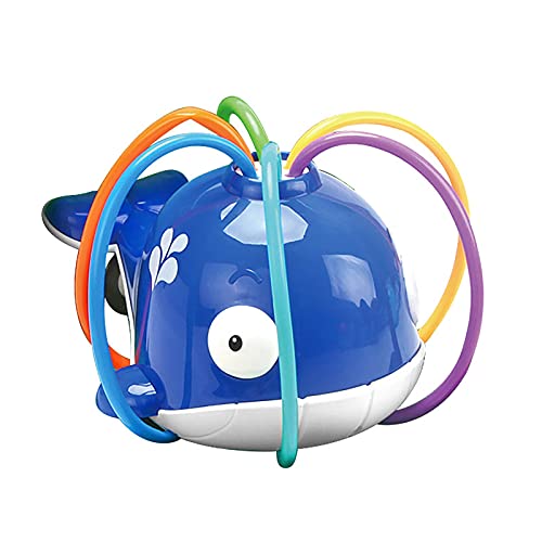 Sprinkler Rasensprenger Kindersommergarten Outdoor Sprinkler Mehrzweck-Strandspielzeug für Kinder Meeresspielzeug (Dark Blue, One Size) von Fycakly
