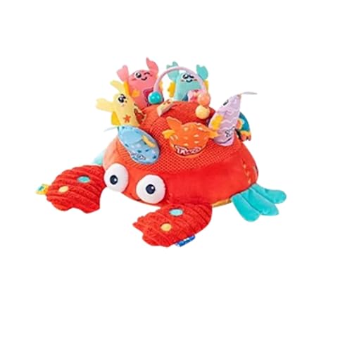 Tierspielzeug Baby Pädagogische Vorschulspielpuppen Können Gekaut Werden 0 6 Jahre Alt ​​ Kuscheltiere Baby Geschenk​​ (A, 30x27cm) von Fycakly