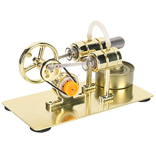 Fydun Stirlingmotor Modell, Externe Verbrennung Stirlingmotor Motormodell Physik Wissenschaft Bildung Spielzeug Fydun Stirlingmotor Modell, Externe Verbrennung Stirlingmotor Motormodell Physik Wissenschaft Bildung Spielzeug von Fydun