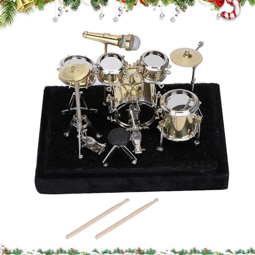Fyearfly Miniatur Schlagzeug Modell,Miniatur Schlagzeug Deko,Musikinstrumente Für Heim Schreibtisch Dekoration Geschenk Für Weihnachten Erntedankfest Feiertage Abschlussfeier Fyearfly Miniatur Schlagzeug Modell,Miniatur Schlagzeug Deko,Musikinstrumente Für Heim Schreibtisch Dekoration Geschenk Für Weihnachten Erntedankfest Feiertage Abschlussfeier von Fyearfly