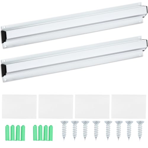 2 Stück Bonschiene Bonleiste 30x5.3x1.8cm Bonleiste Gastronomie Aluminiumlegierung Bonleiste Gastronomie Geeignet für Restaurants Cafés Bars Krankenhäuser Büro (40CM) von Fyeme